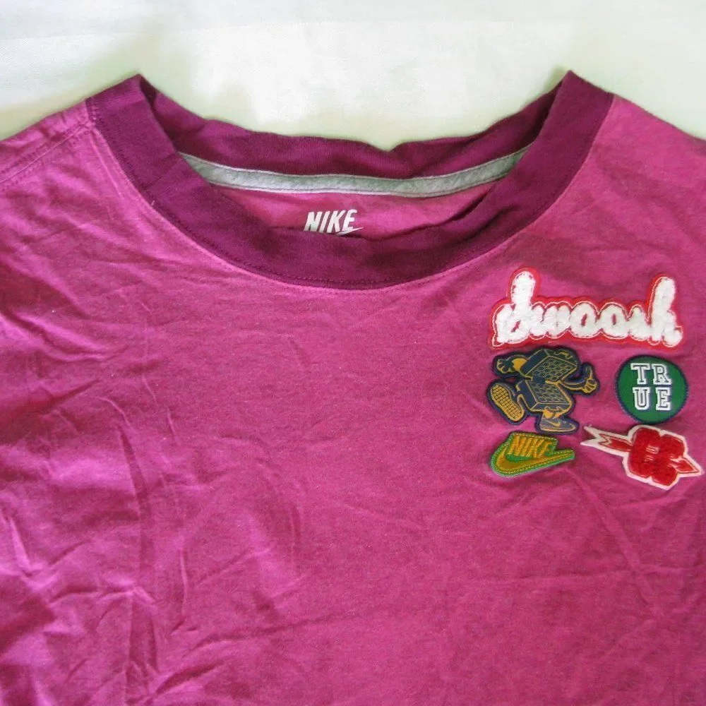Nike Swoosh Embroidery Ringer T-Shirt